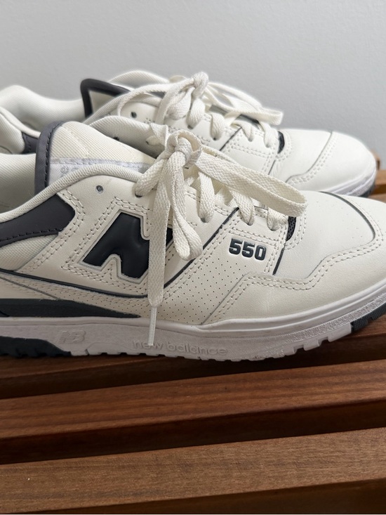New Balance Shoes - New Balance 550 Womens White and Gray Low-Top Sneakers